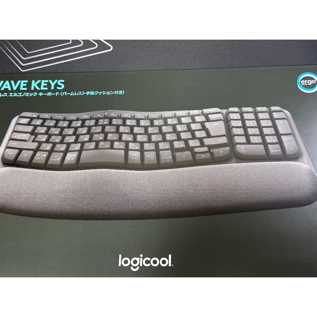 Logicool - ロジクール　エルゴノミクス　キーボード　WAVE KEYS K820ロジクール