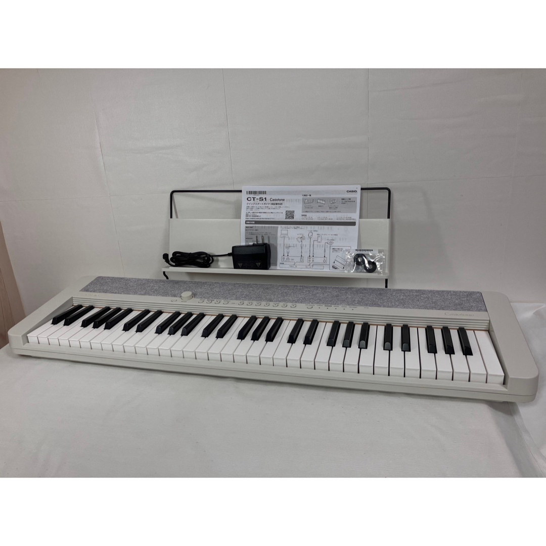 CASIO 電子キーボード カシオトーン CT-S1 WE 61鍵盤キーボード CASIO 電子キーボード カシオトーン CT-S1 WE 61鍵盤キーボード
