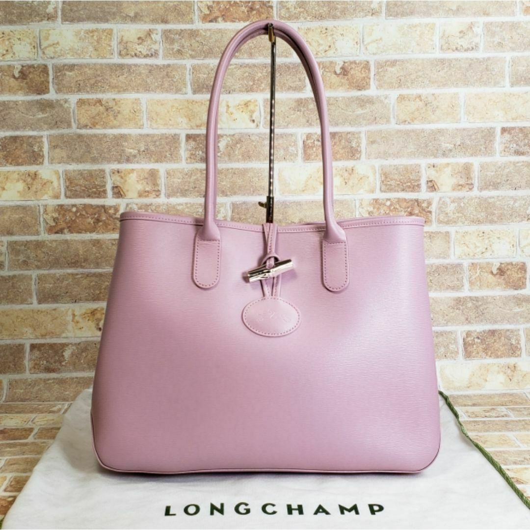 ロンシャン ル ロゾ レザー トートバッグ A4OK ピンク LONGCHAMP ロンシャン ル ロゾ レザー トートバッグ A4OK ピンク LONGCHAMP
