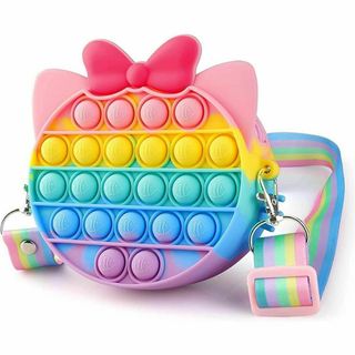 プッシュポップ バブル バッグ ショルダーバッグ スクイーズ玩具?ストレス解消(ポシェット)