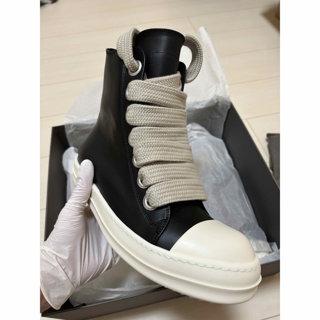 Rick Owens - rickowens ジャンボレース sneakers ブラック 42の Rick Owens - rickowens ジャンボレース sneakers ブラック 42の