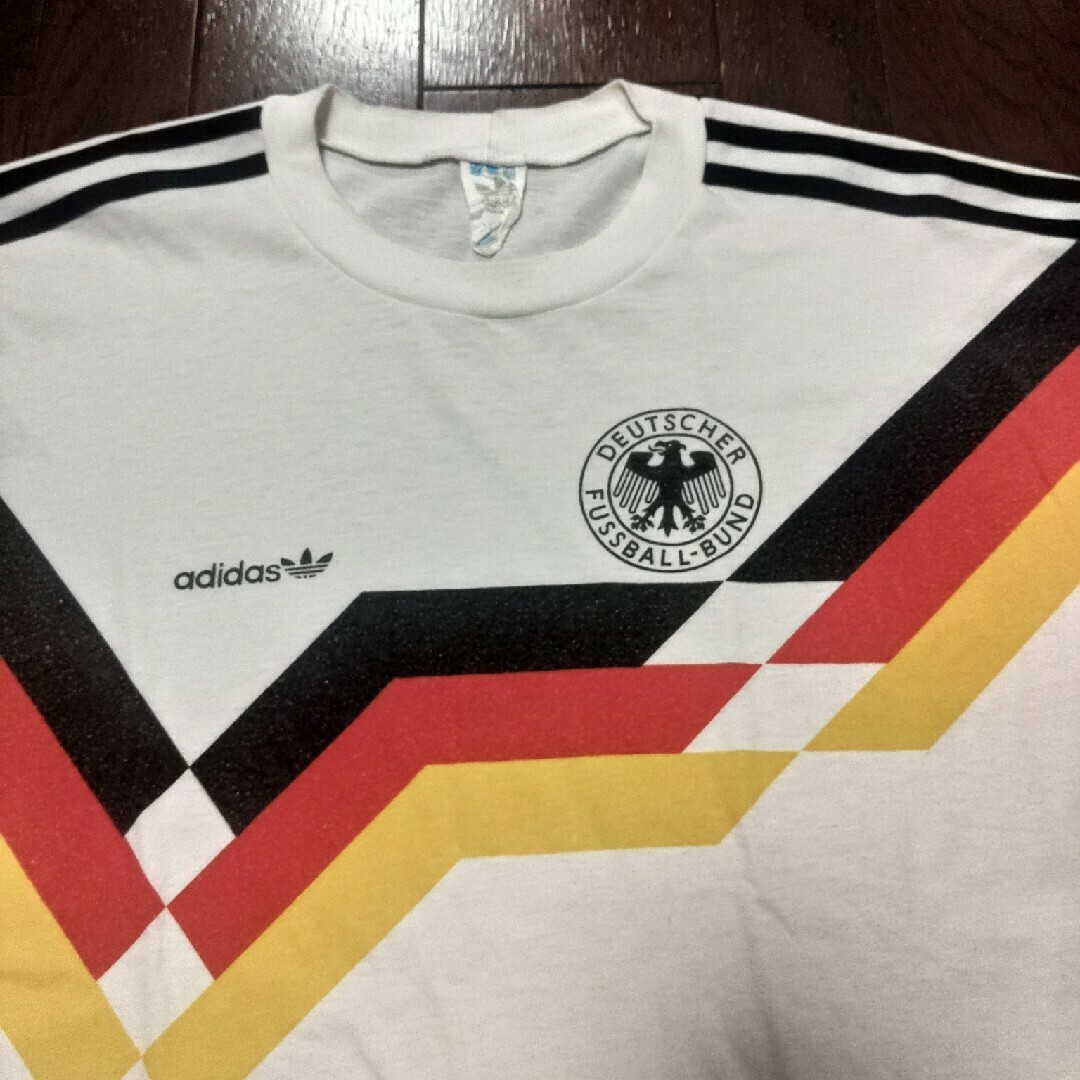 adidas - adidas Tシャツ ユニフォーム ドイツ代表 80S 90S 古着 adidas - adidas Tシャツ ユニフォーム ドイツ代表 80S 90S 古着