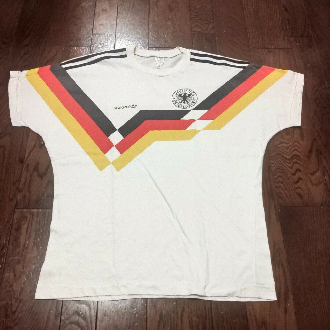 adidas - adidas Tシャツ ユニフォーム ドイツ代表 80S 90S 古着 adidas - adidas Tシャツ ユニフォーム ドイツ代表 80S 90S 古着