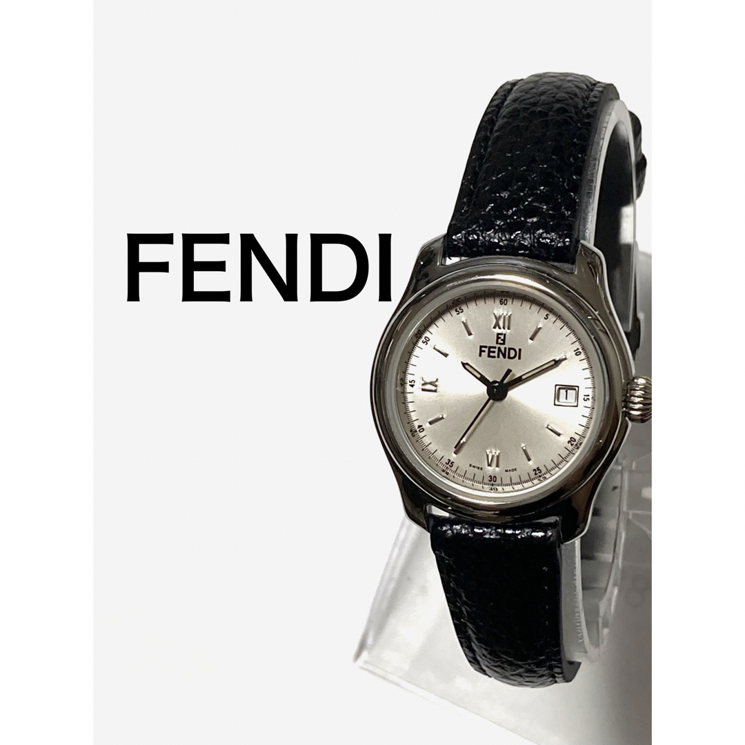 FENDI - 美品! FENDI フェンディ 電池&ベルト新品 留め具純正 FENDI - 美品! FENDI フェンディ 電池&ベルト新品 留め具純正