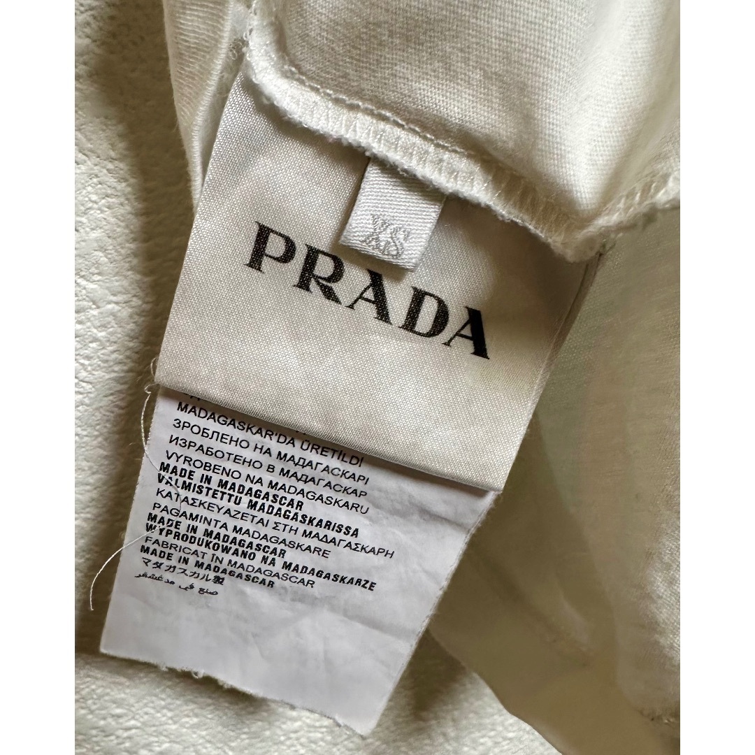 Amazon | [Prada] プラダ Tシャツ ラインストーン 三角ロゴ