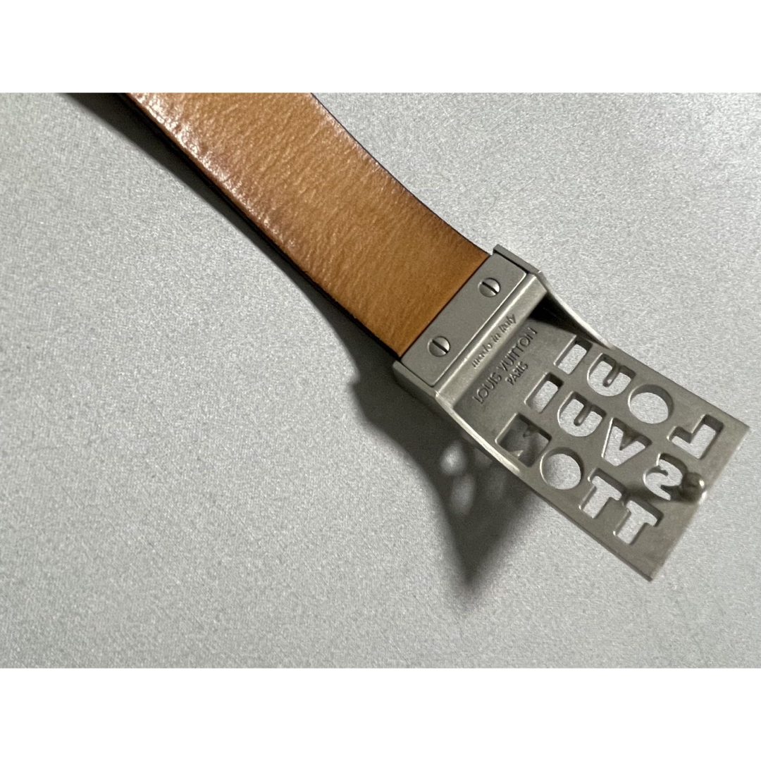 LOUIS VUITTON - 【USED】ルイヴィトン M6809Vロゴ ベルト LOUIS VUITTON - 【USED】ルイヴィトン M6809Vロゴ ベルト
