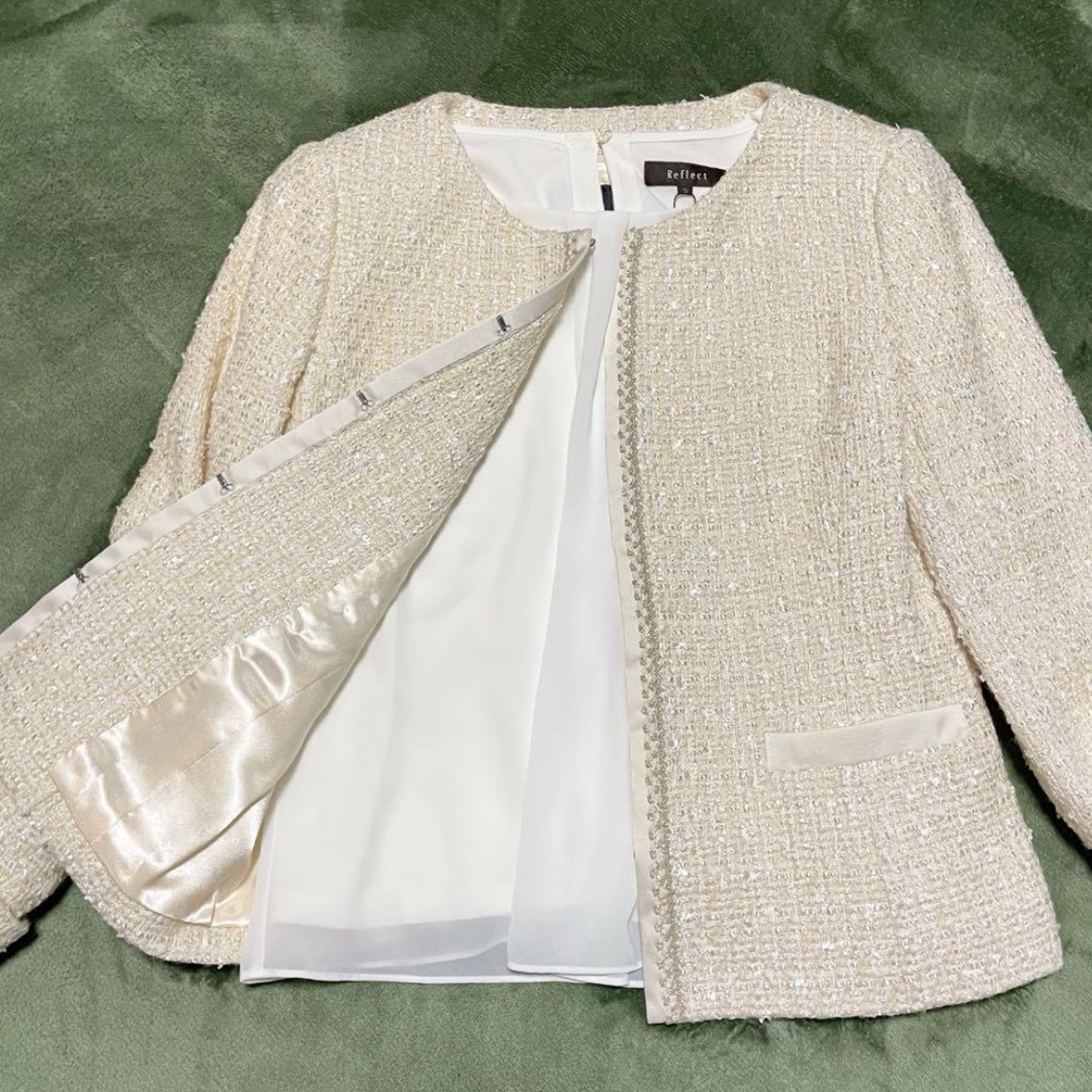 UNTITLED - 極美品 アンタイトル セルモニー ノーカラー UNTITLED - 極美品 アンタイトル セルモニー ノーカラー
