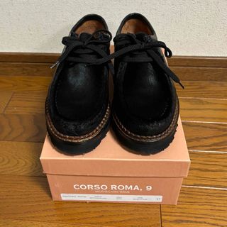 コルソローマノーヴェ(CORSO ROMA 9)のコルソローマ　レザーモカシンシューズ　37（23.5cm）(ローファー/革靴)