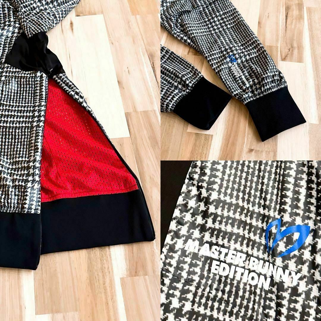 美品【マスターバニーエディション】半袖2way長袖 ゴルフ千鳥柄 美品【マスターバニーエディション】半袖2way長袖 ゴルフ千鳥柄