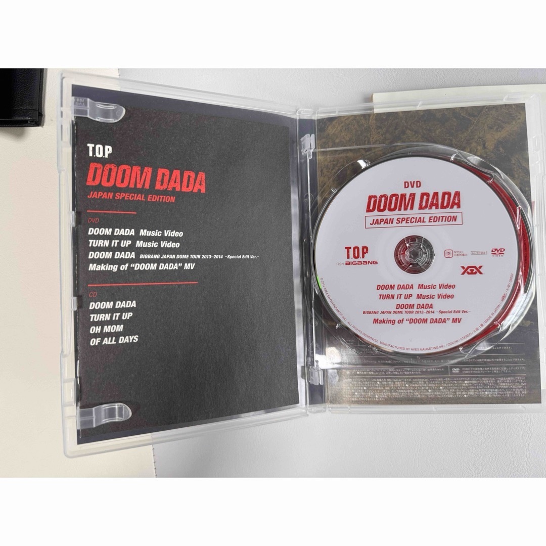 BIGBANG - BIGBANG T.O.P ソロアルバムDOOM DADA日本限定盤DVD BIGBANG - BIGBANG T.O.P ソロアルバムDOOM DADA日本限定盤DVD