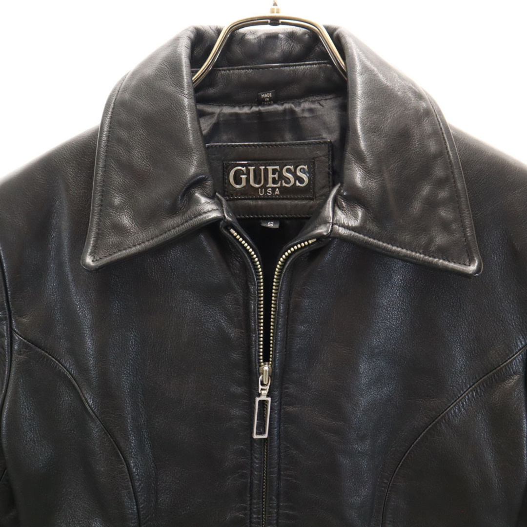 GUESS - ゲス レザージャケット S ブラック Guess U.S.A GUESS - ゲス レザージャケット S ブラック Guess U.S.A