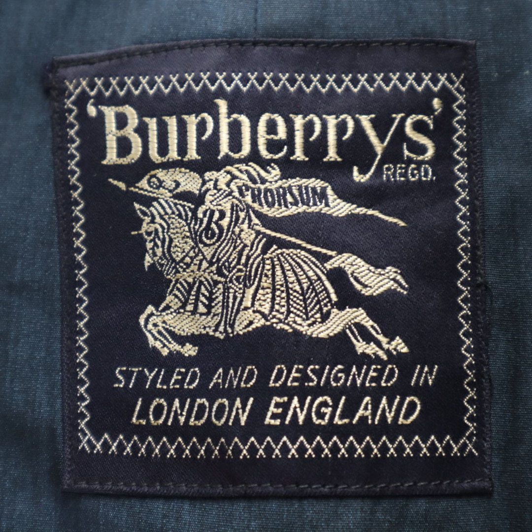 BURBERRY - バーバリーズ 60s 70s ステンカラーコート ネイビー BURBERRY - バーバリーズ 60s 70s ステンカラーコート ネイビー