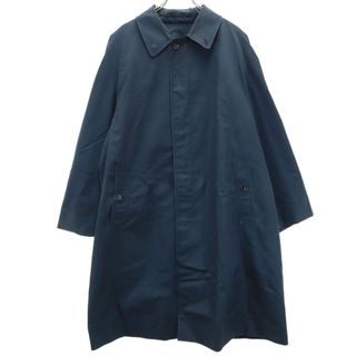 BURBERRY - バーバリーズ 60s 70s ステンカラーコート ネイビー BURBERRY - バーバリーズ 60s 70s ステンカラーコート ネイビー