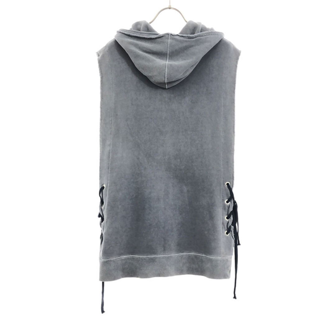 EN ROUTE(アンルート)のアンルート 日本製 ノースリーブ ピグメントフェード パーカー 0 グレー系 EN ROUTE スウェット プルオーバー ユナイテッドアローズ レディース レディースのトップス(パーカー)の商品写真