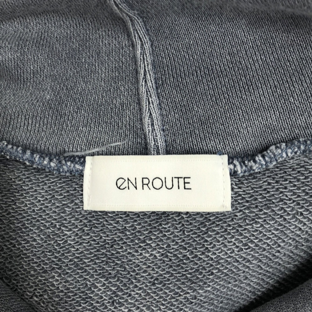 EN ROUTE(アンルート)のアンルート 日本製 ノースリーブ ピグメントフェード パーカー 0 グレー系 EN ROUTE スウェット プルオーバー ユナイテッドアローズ レディース レディースのトップス(パーカー)の商品写真