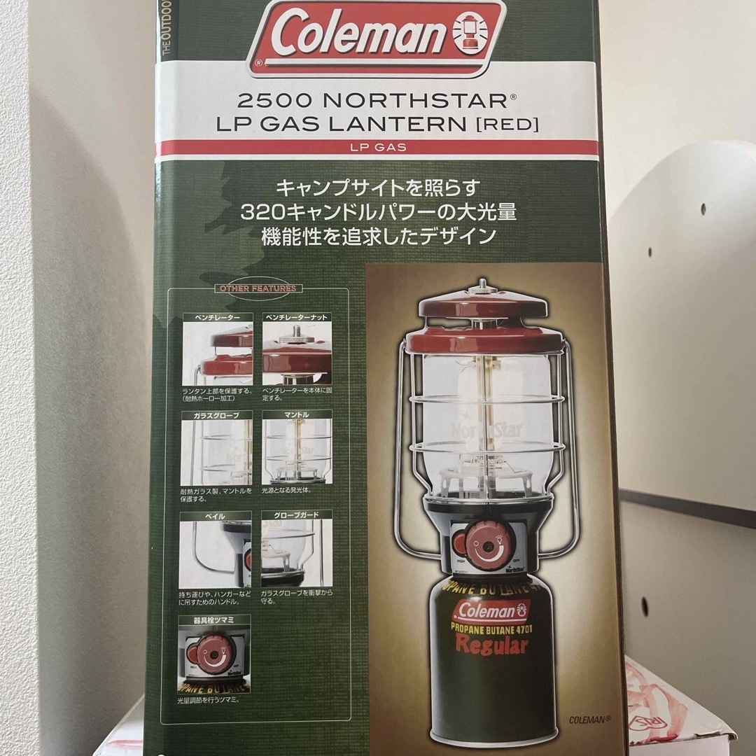 コールマン 2500 ノーススター(R)LPガスランタン (レッド コールマン 2500 ノーススター(R)LPガスランタン (レッド
