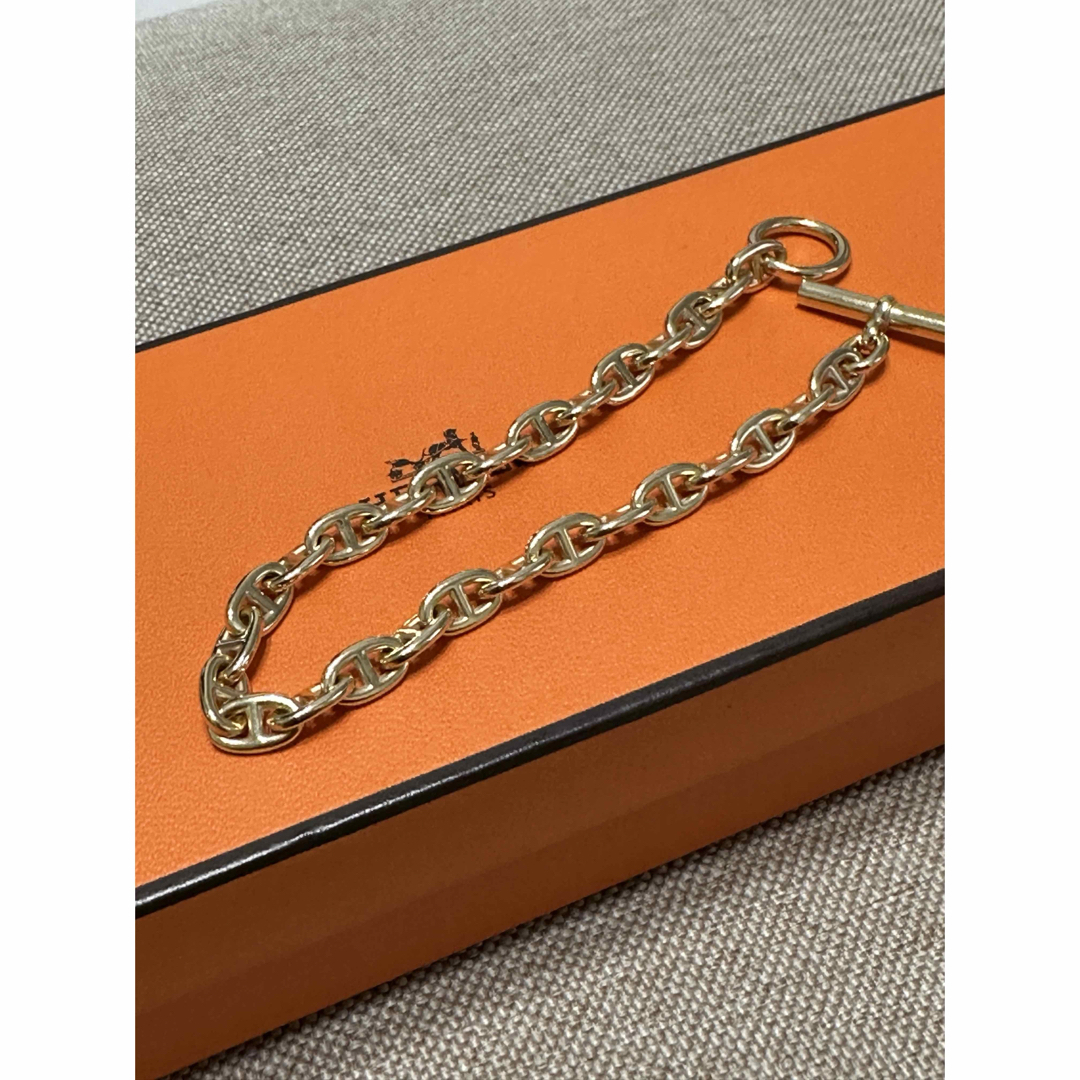 HERMES - HERMES シェーヌダンクルTPM 18KYG 28コマ イエロー HERMES - HERMES シェーヌダンクルTPM 18KYG 28コマ イエロー