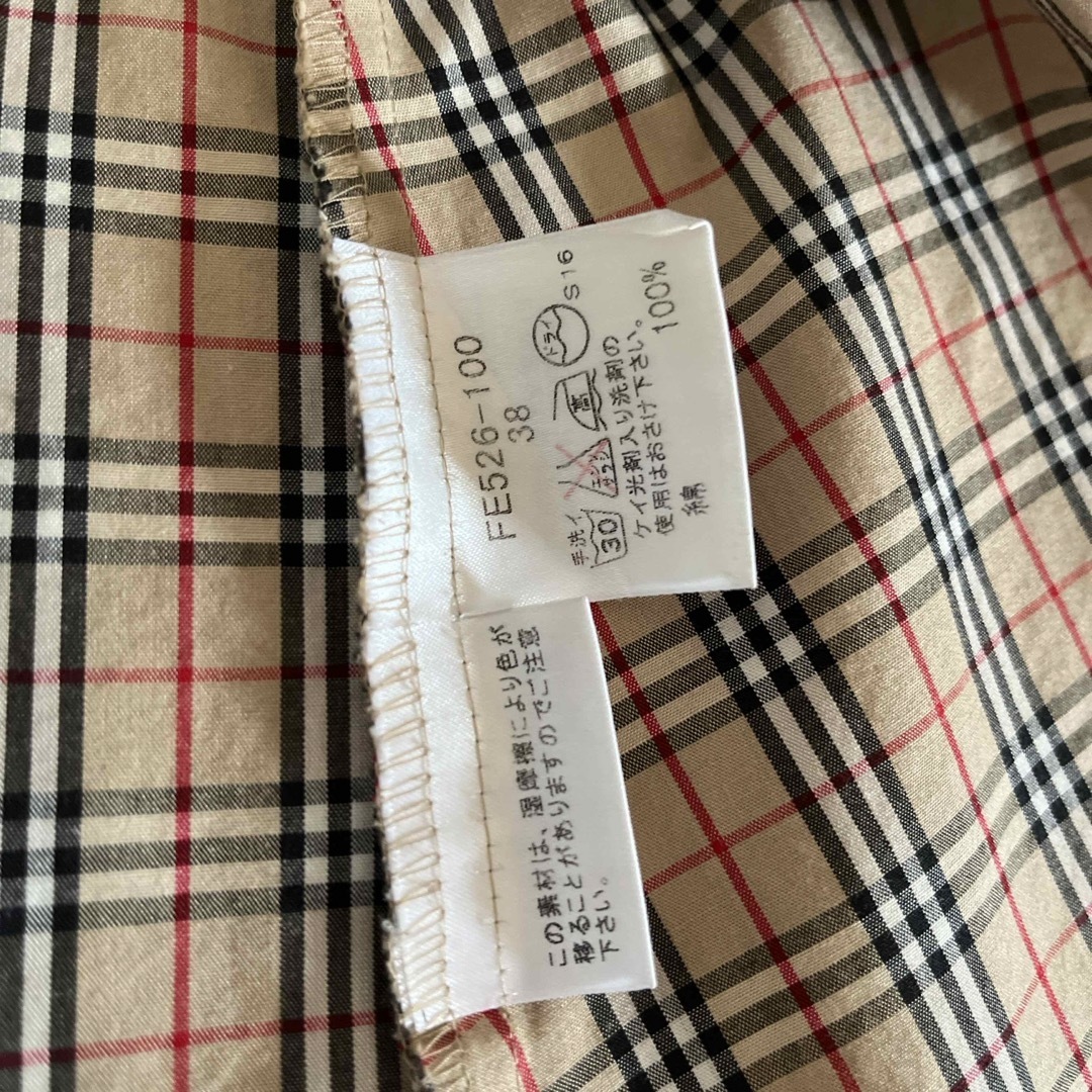 BURBERRY BLUE LABEL - バーバリーブルーレーベル シャツ 38の BURBERRY BLUE LABEL - バーバリーブルーレーベル シャツ 38の