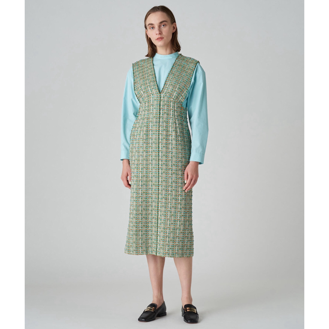 TOMORROWLAND - 新品【ballsey】ミックスツイード ジャンパー TOMORROWLAND - 新品【ballsey】ミックスツイード ジャンパー