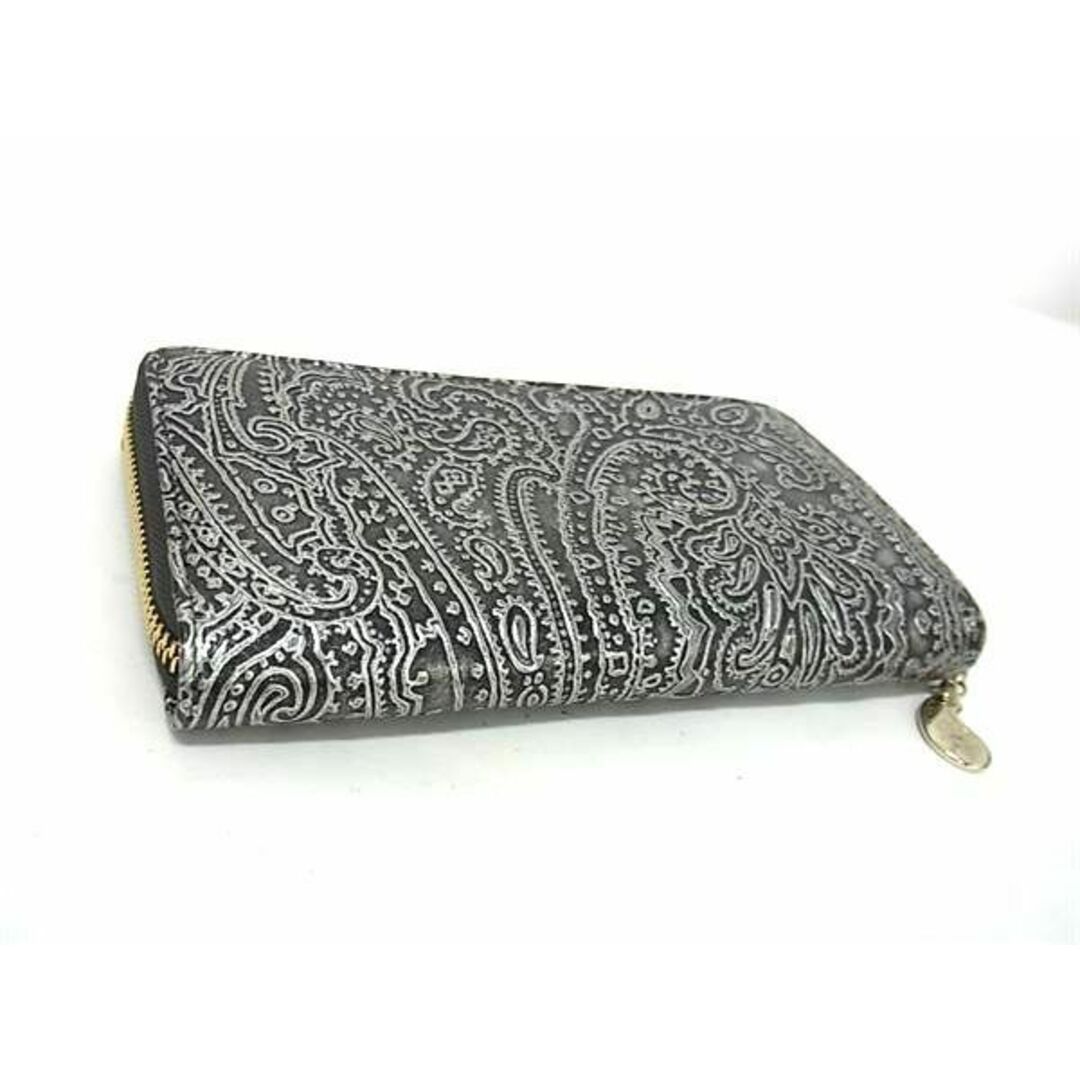 ETRO - □美品□ ETRO エトロ レザー ペイズリー柄 ラウンド ETRO - □美品□ ETRO エトロ レザー ペイズリー柄 ラウンド
