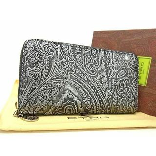 ETRO - □美品□ ETRO エトロ レザー ペイズリー柄 ラウンド ETRO - □美品□ ETRO エトロ レザー ペイズリー柄 ラウンド