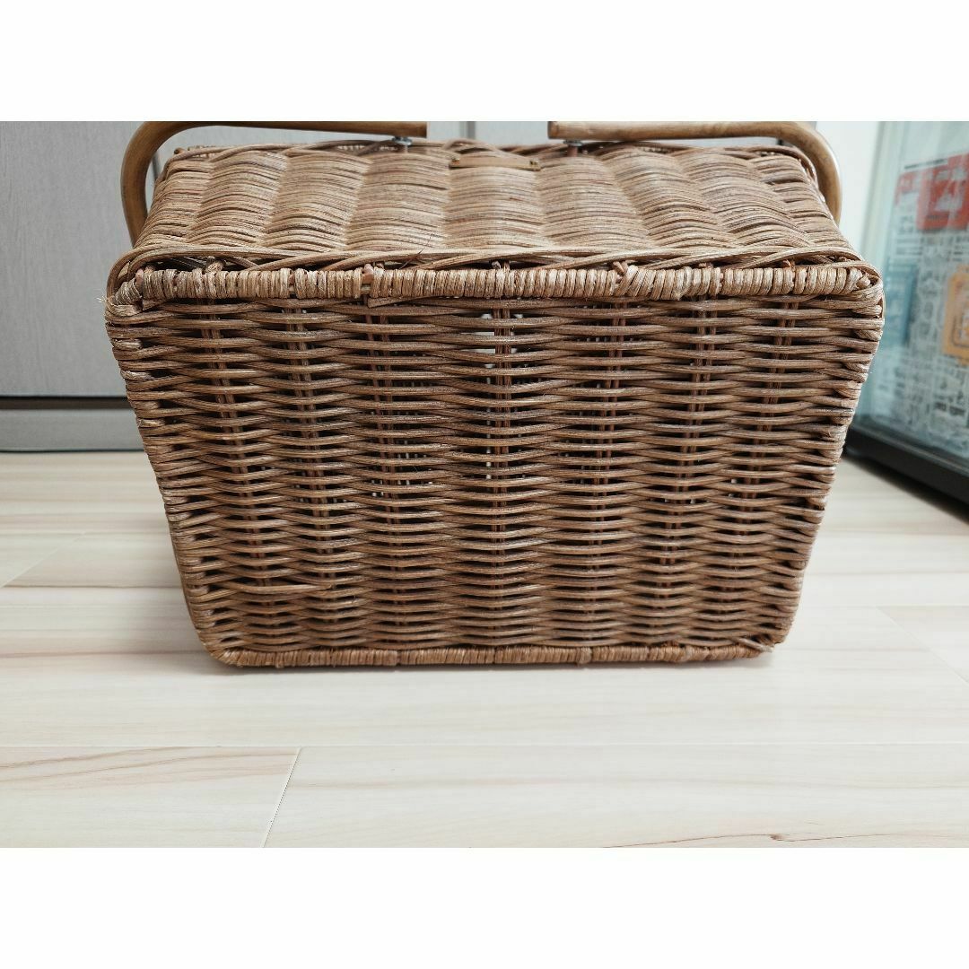 DEAN & DELUCA - 《中古》DEAN&DELUCA ピクニックバスケット L DEAN & DELUCA - 《中古》DEAN&DELUCA ピクニックバスケット L
