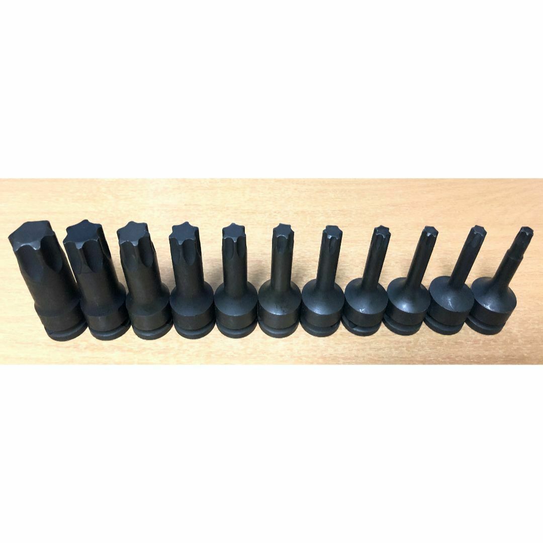 インパクト対応☆トルクス 12点セット☆T35～T100☆1/2
