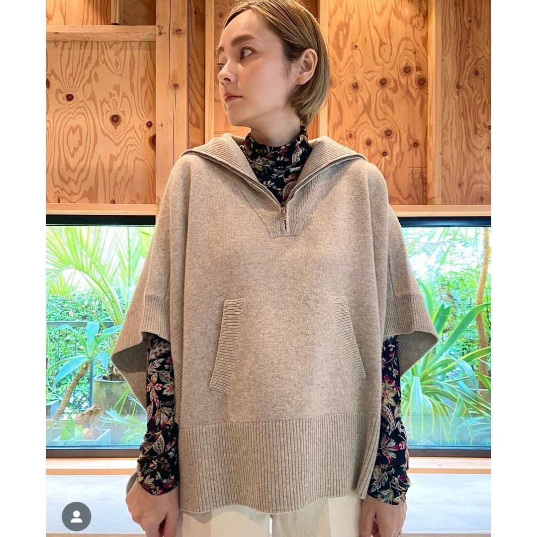 ISABEL MARANT ETOILE ニットポンチョ ベージュ ISABEL MARANT ETOILE ニットポンチョ ベージュ