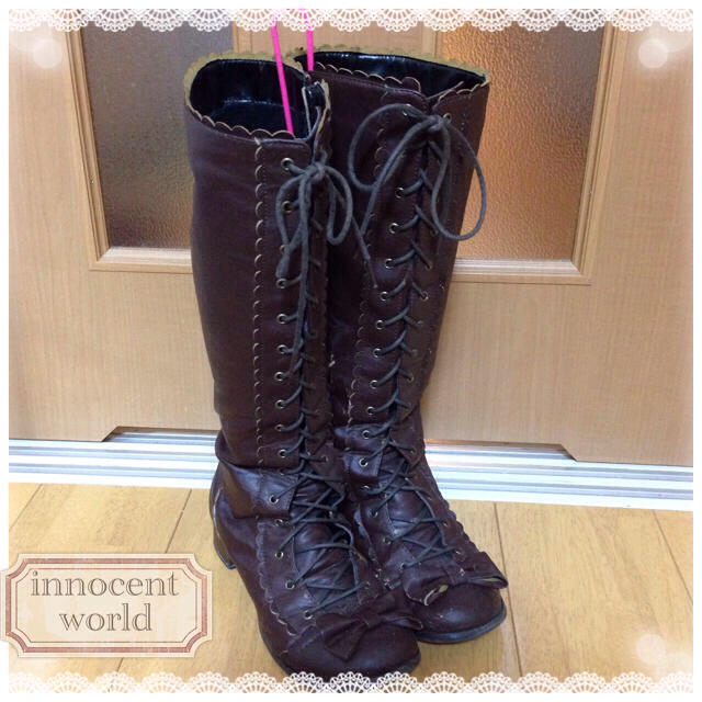 Innocent World(イノセントワールド)のinnocent world☆訳あり格安 レディースの靴/シューズ(ブーツ)の商品写真