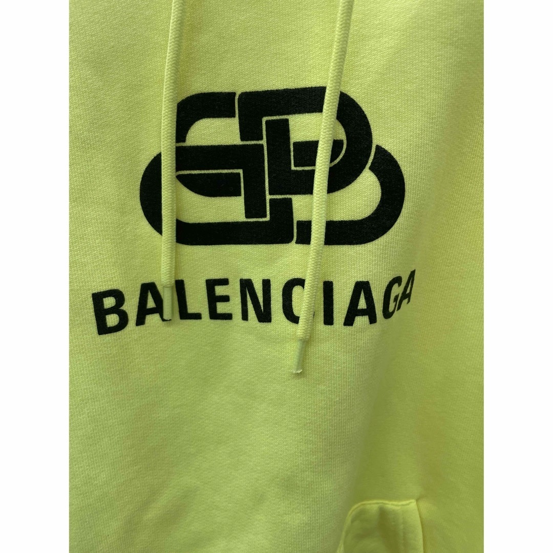 BALENCIAGA - バレンシアガ イエロー パーカー XSサイズの通販 BALENCIAGA - バレンシアガ イエロー パーカー XSサイズの通販