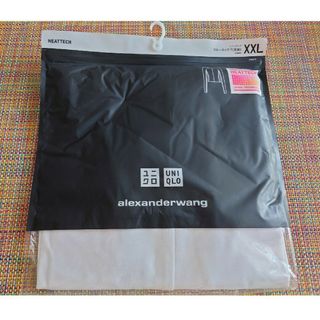 ユニクロ(UNIQLO)の新品未開封ユニクロ×アレキサンダーワンレディースXXLサイズクルーネックＴ長袖(アンダーシャツ/防寒インナー)