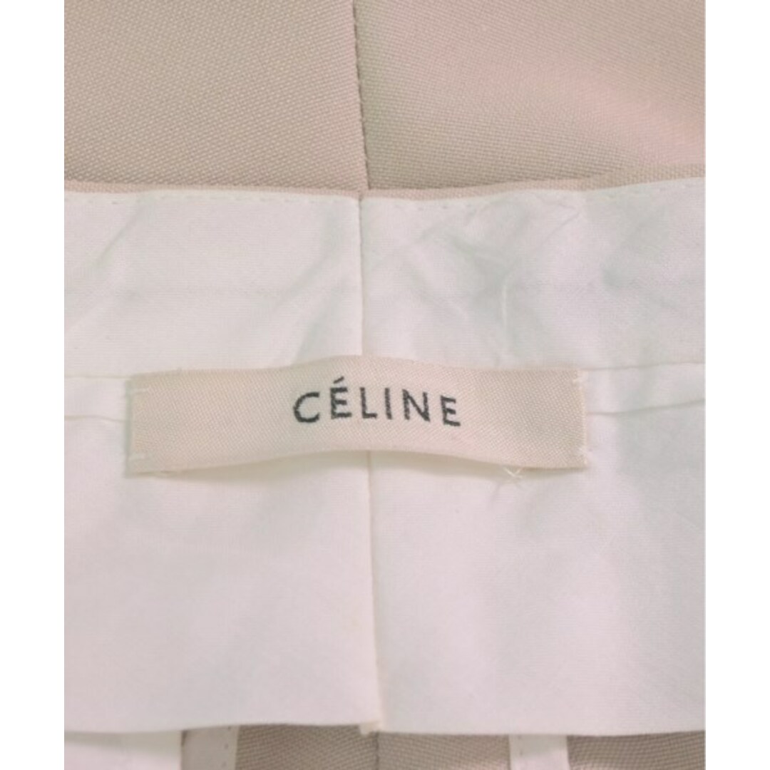 CELINE セリーヌ スラックス ベージュ 36(L位) 4601825E0094 CELINE - CELINE セリーヌ スラックス 36(XS位) ベージュ 【古着