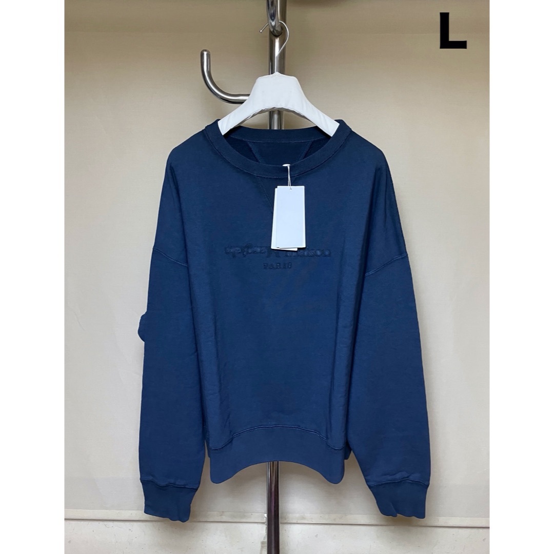 Maison Margiela（旧Maison Martin Margiela） - 新品 L マルジェラ 24ss ガーメントダイ ロゴスウェット 6877