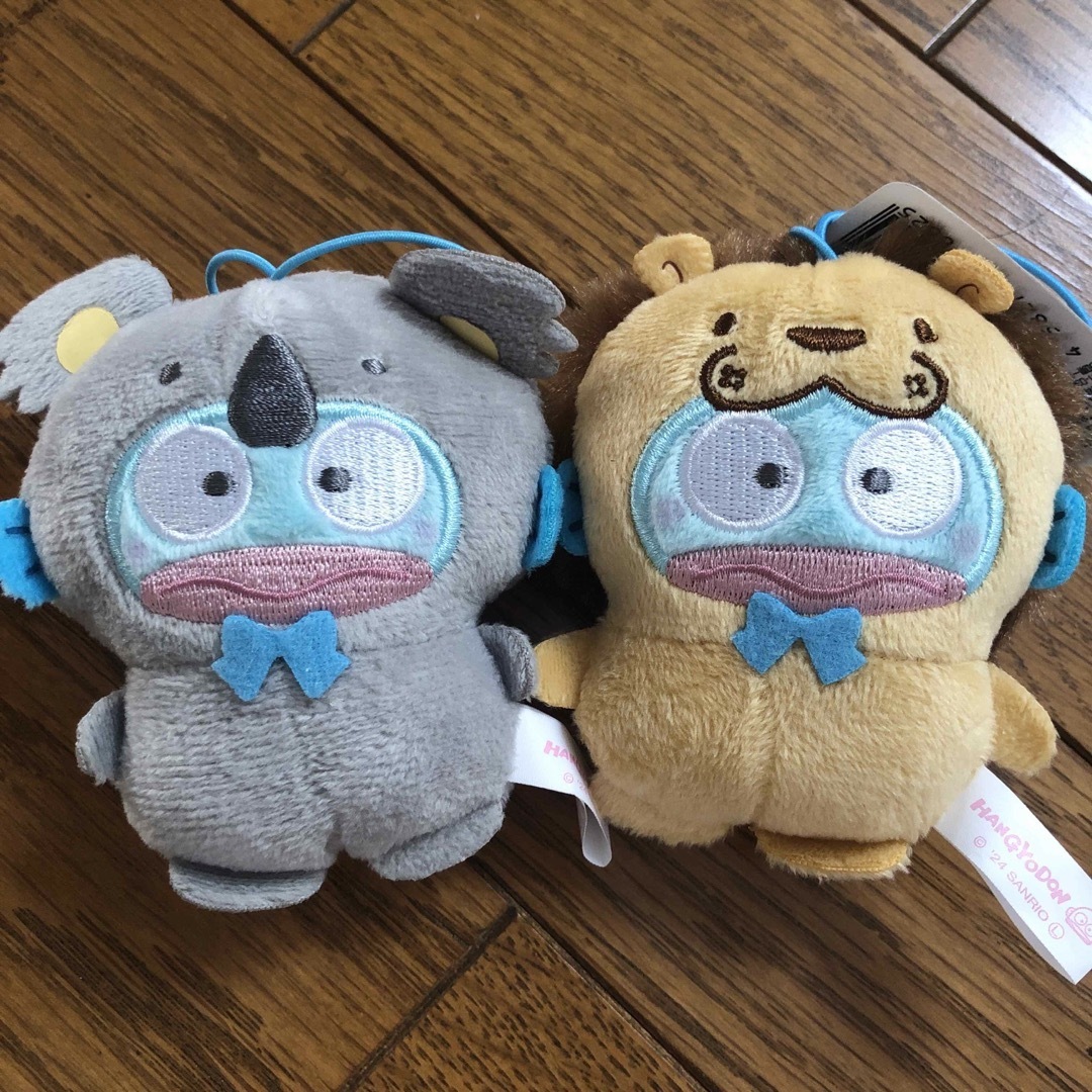 ナムコ限定 サンリオ どうぶつ着ぐるみマスコット こぶた キリン コアラ 16個 サンリオ どうぶつ着ぐるみマスコット こぶた編 ハンギョドン