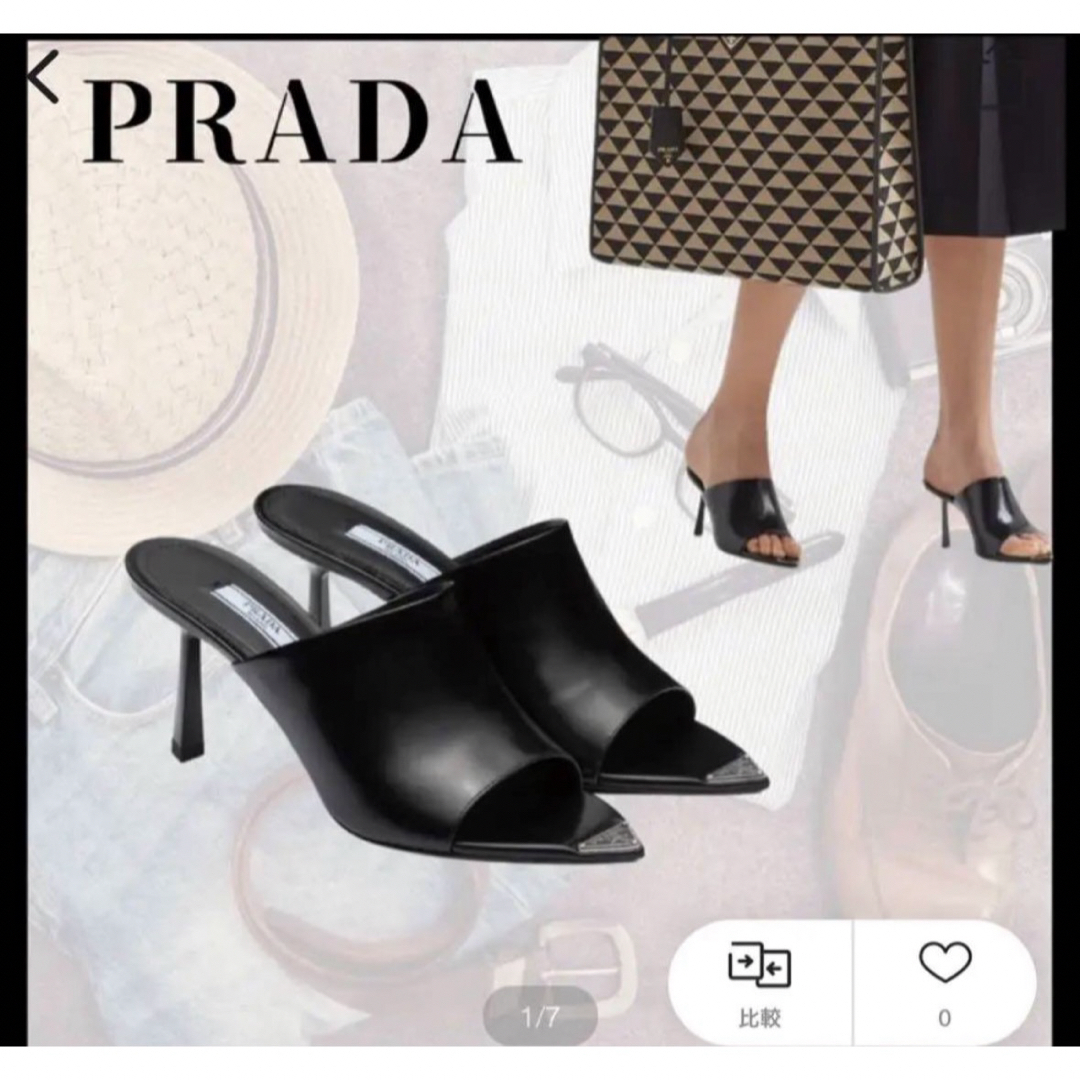 PRADA - PRADA ブラッシュハイヒールサンダルの通販 by mt PRADA - PRADA ブラッシュハイヒールサンダルの通販 by mt