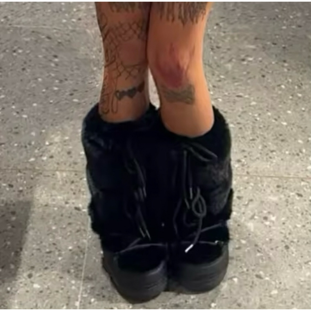 Yellow boots - 新品未使用♡ファーブーツ♡yelloみたいなLの Yellow boots - 新品未使用♡ファーブーツ♡yelloみたいなLの
