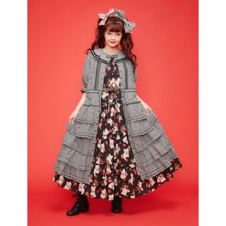 PINK HOUSE - アルカリ✖️青木美沙子コラボワンピース ブラック PINK HOUSE - アルカリ✖️青木美沙子コラボワンピース ブラック