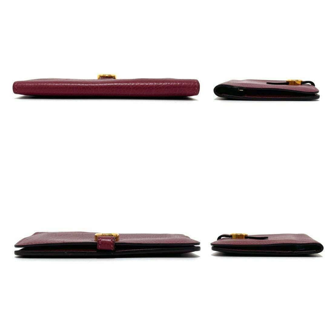エルメス ドゴン コンパクト ウォレット 二つ折り財布 レッド エルメス ドゴン コンパクト ウォレット 二つ折り財布 レッド