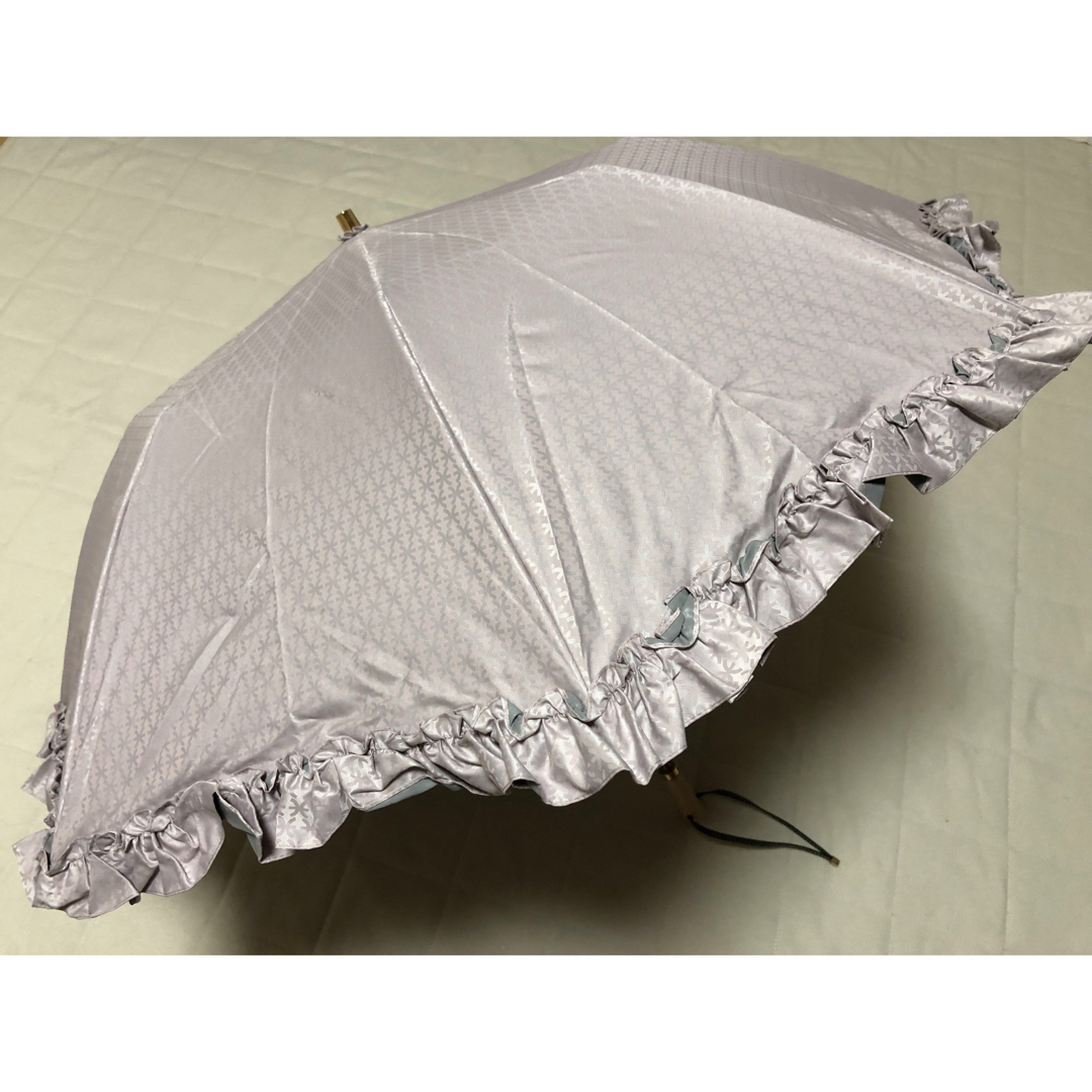276新品ハンウェイ HANWAY 晴雨兼用折りたたみ日傘フリル楽折れ 276新品ハンウェイ HANWAY 晴雨兼用折りたたみ日傘フリル楽折れ
