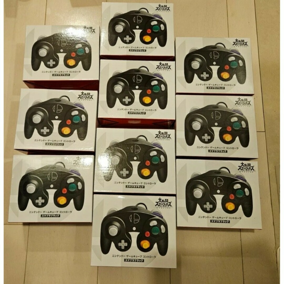 Switch ゲームキューブ コントローラー スマブラブラック 10個 Switch ゲームキューブ コントローラー スマブラブラック 10個