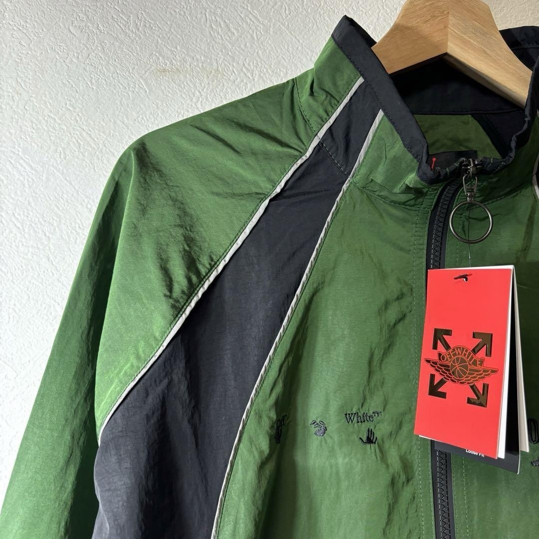 NIKE - 新品 NIKE JORDAN × Off White トラックジャケット Mの NIKE - 新品 NIKE JORDAN × Off White トラックジャケット Mの