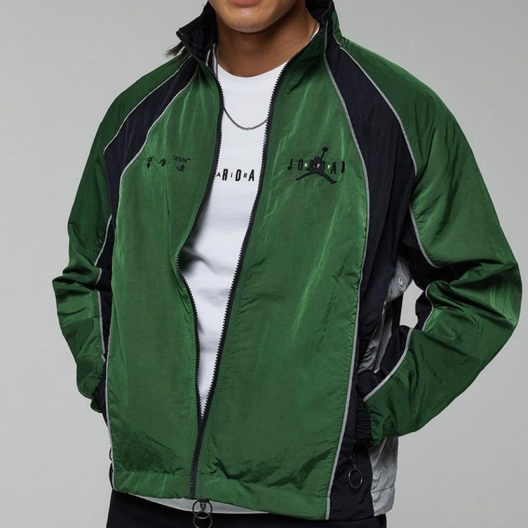 NIKE - 新品 NIKE JORDAN × Off White トラックジャケット Mの NIKE - 新品 NIKE JORDAN × Off White トラックジャケット Mの