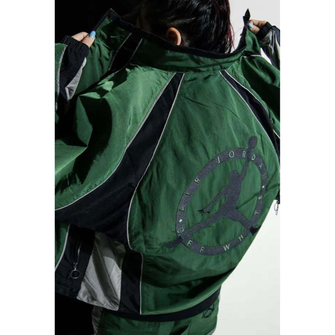 NIKE - 新品 NIKE JORDAN × Off White トラックジャケット Mの NIKE - 新品 NIKE JORDAN × Off White トラックジャケット Mの
