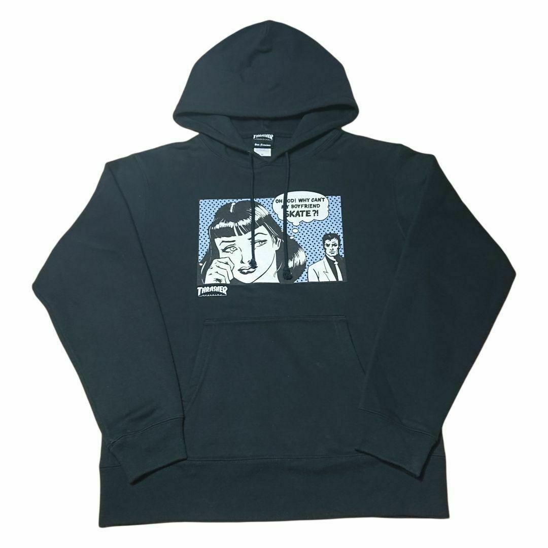 THRASHER - THRASHERアメコミプリントスウェットパーカー THRASHER - THRASHERアメコミプリントスウェットパーカー