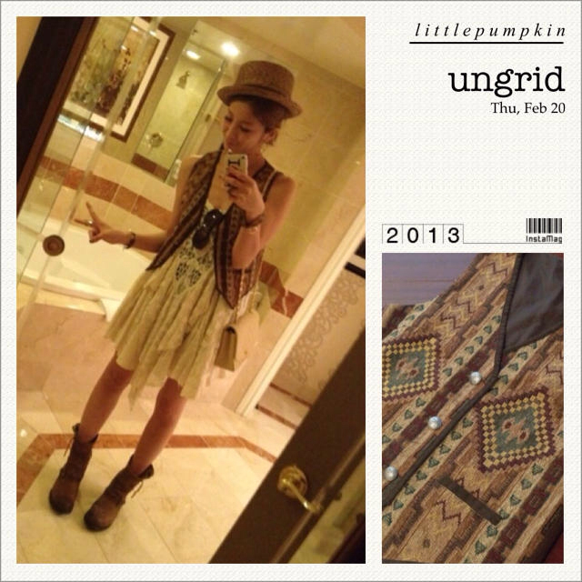 Ungrid - ungrid＊ジャガードベスト