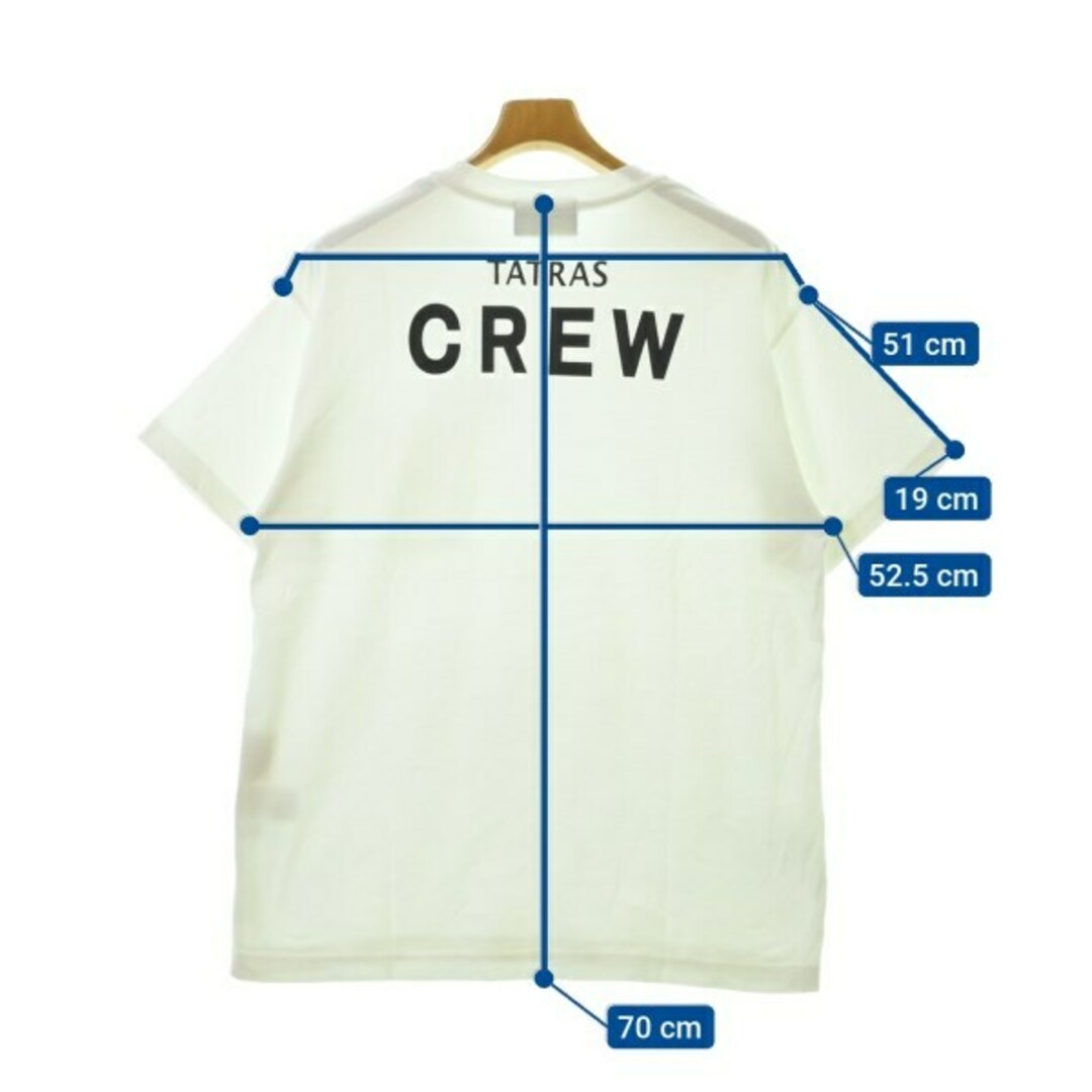 TATRAS - TATRAS タトラス Tシャツ・カットソー 1(S位) 白等 TATRAS - TATRAS タトラス Tシャツ・カットソー 1(S位) 白等