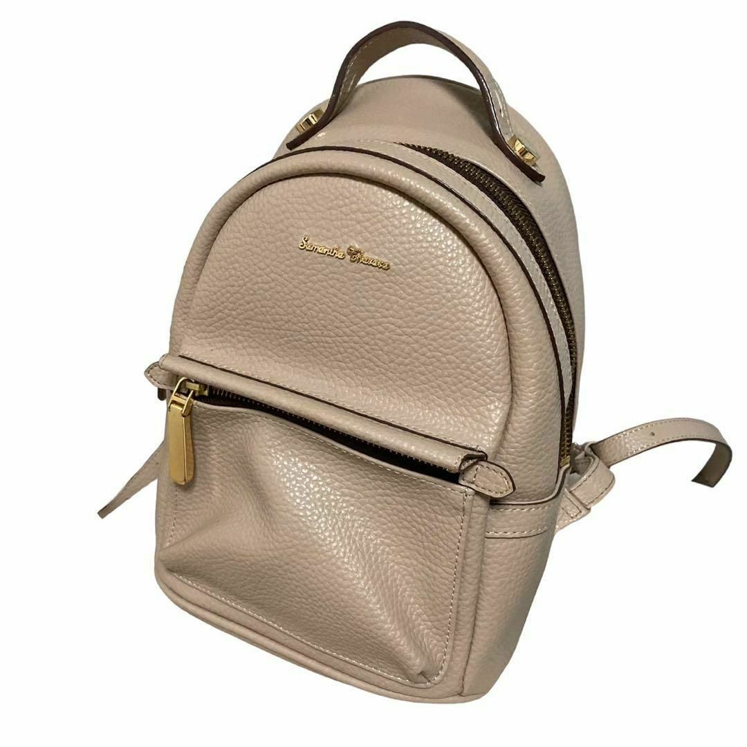 SAMANTHA THAVASA NEW YORK - 美品 シボ革 リュック サマンサ SAMANTHA THAVASA NEW YORK - 美品 シボ革 リュック サマンサ
