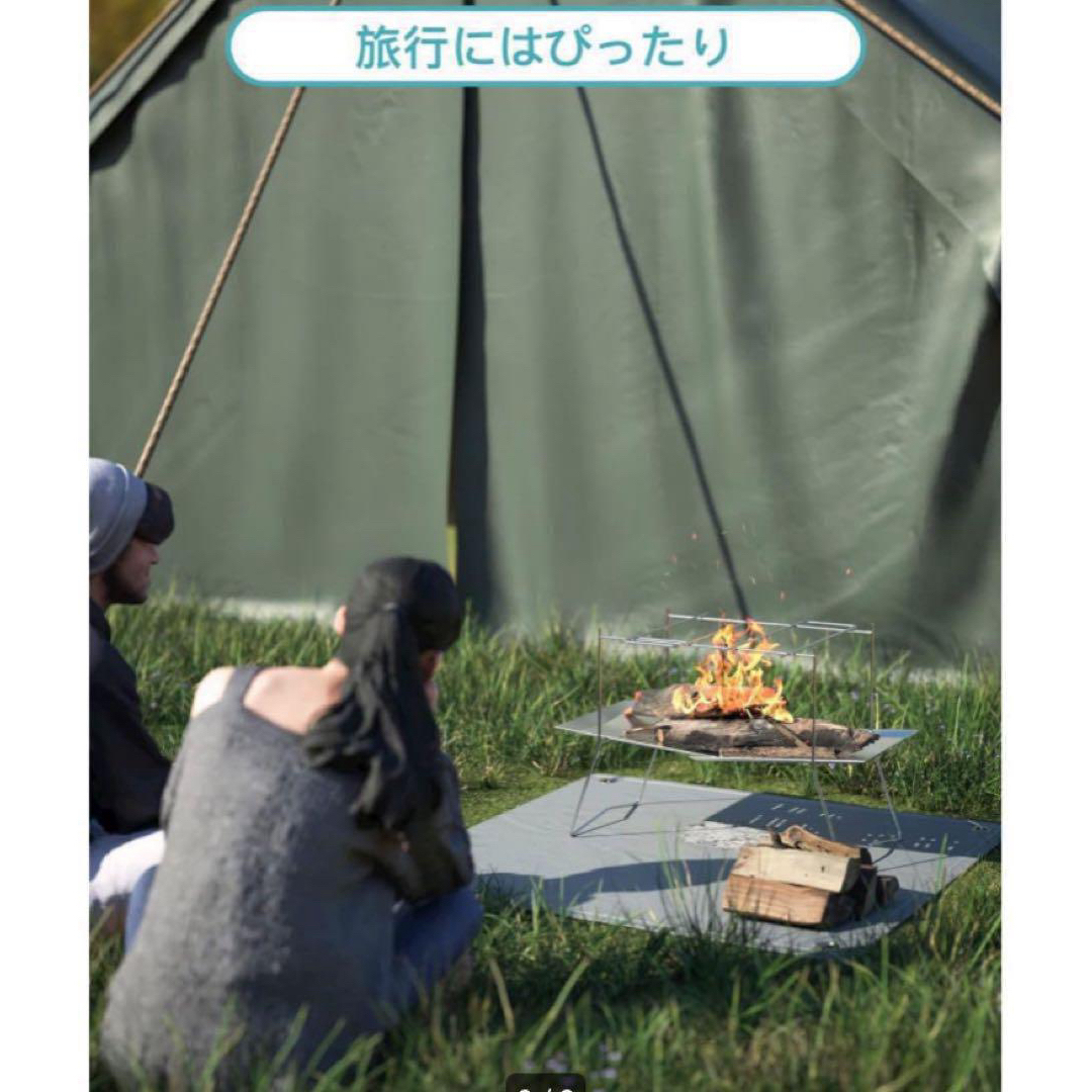 定番のお歳暮&冬ギフトの商品をすべ 銀 焚火シート たきび台シート 芝生保護の キャンプ 難燃 耐熱 バーベキュー・調理用品