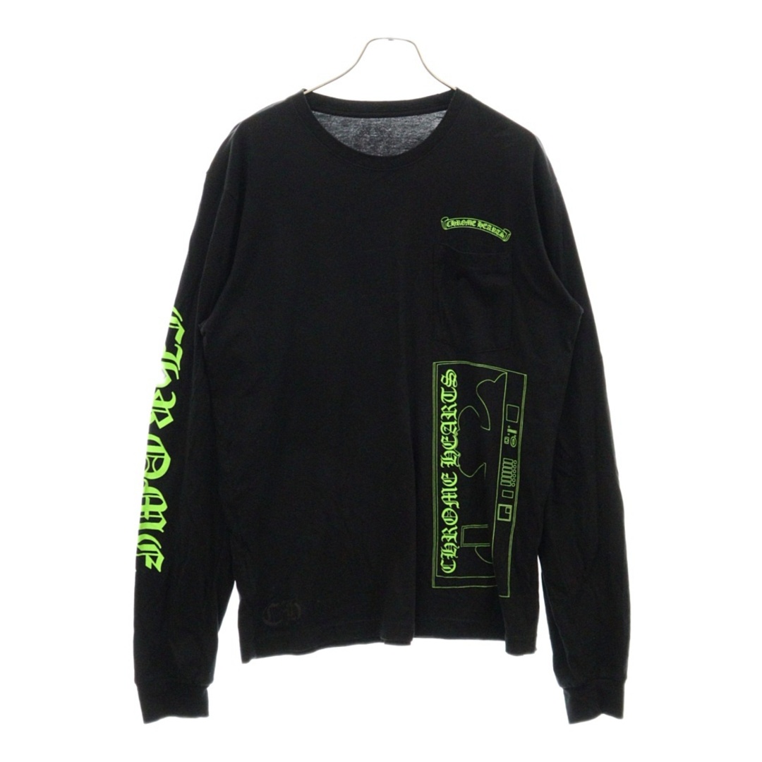 希少 クロムハーツ 青山限定 ロンT ブラック グリーン M 希少 クロムハーツ 青山限定 ロンT ブラック グリーン M