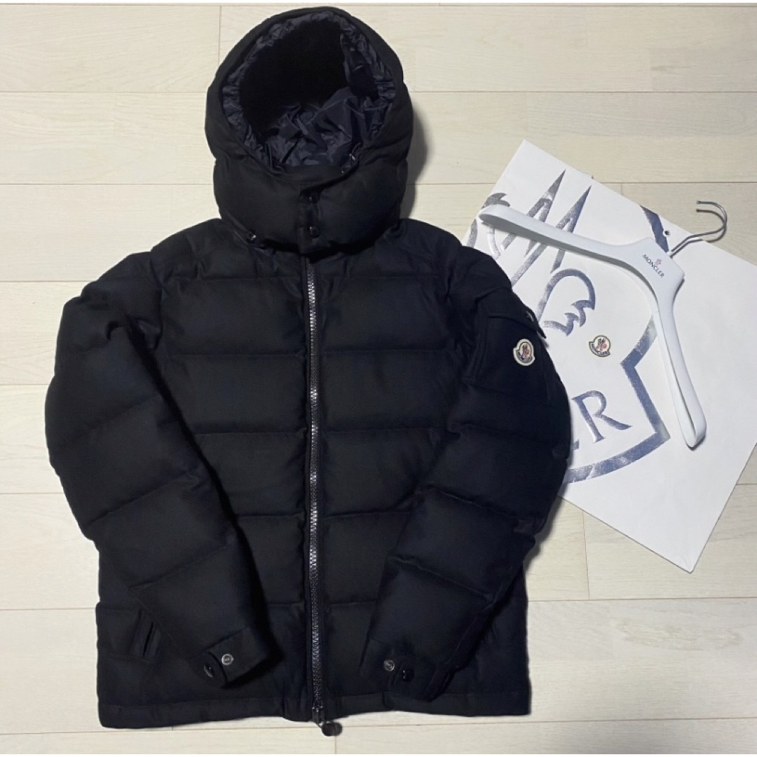 MONCLER - 極美品 モンクレール モンジュネーブル ブラック 国内 MONCLER - 極美品 モンクレール モンジュネーブル ブラック 国内